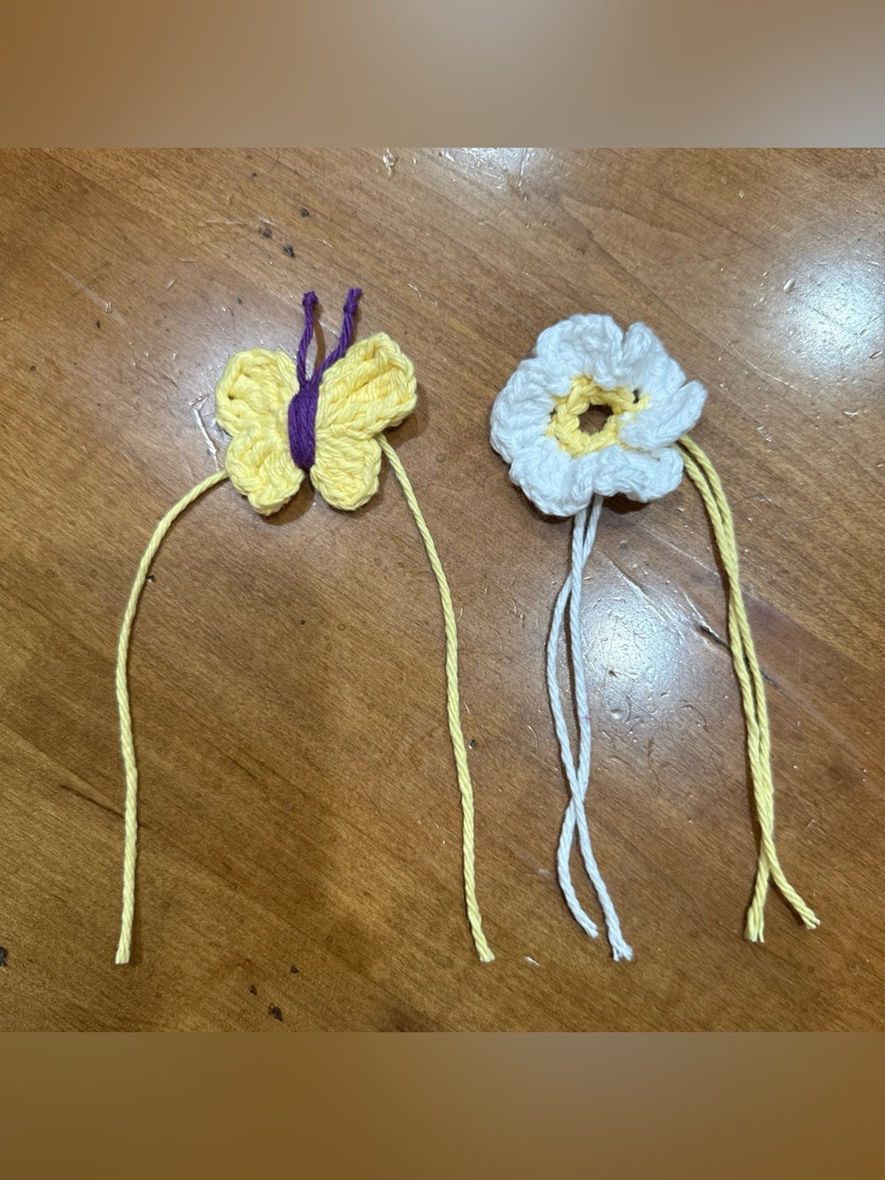 Brand New Hand Crochet Butterfly & Flower Embellishments For S-M Dog/Cat Collar